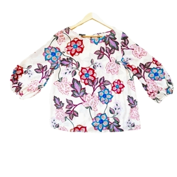 TALBOTS Floral Blouse - Picture 2 of 11